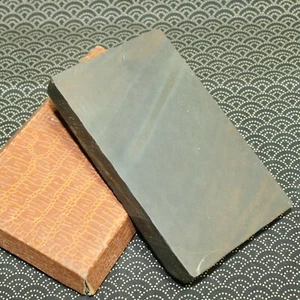 VTG 1980s Shohonyama Kanmaki Japanese Natural Whetstone Sharpening Stone JAPAN - Picture 1 of 12
