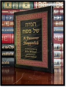 A Passover Haggadah - Elie Wiesel Sealed Easton Press Leather Bound Hardback - Bild 1 von 10