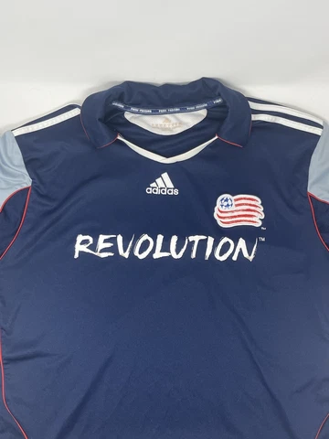 2010-11 New England Revolution MLS Adidas Home Navy Jersey (L) Cover