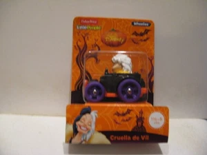 FISHER PRICE 2013 1:64 HALLOWEEN DISNEY LITTLE PEOPLE WHEELIES - CRUELLA de VIL - Picture 1 of 4
