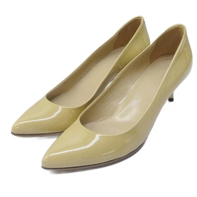 GUCCI Pumps Women's Size 35.5 Beige Patent Leather - Image 1 of 4