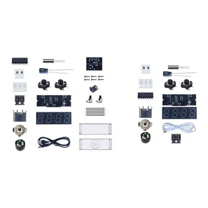 DIY Digitaluhr Kit Zum Selbermachen Elektronischer Wecker Lötprojekt Tragbar - Bild 1 von 12