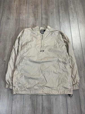 Men’s Vintage Grey Oakley Software Windbreaker With Center Logo Embroidery, L - Image 1 of 4