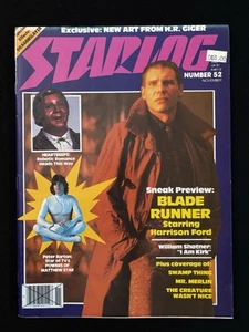 Starlog Magazine #52 - Anteprima Blade Runner Sneak - Fantascienza - Foto 1 di 2