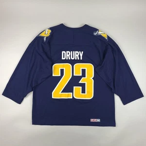 CCM Buffalo Sabres Hockey Jersey Mens Large Blue Chris Drury #23 Air Knit - Picture 1 of 11