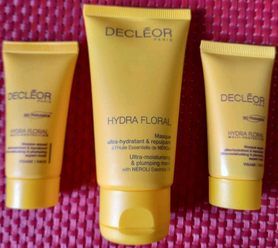 Decloer Hydra Floral Moisturising Mask for Face 50ml + 15ml x 2 (=80ml) - BN - image 1 of 1