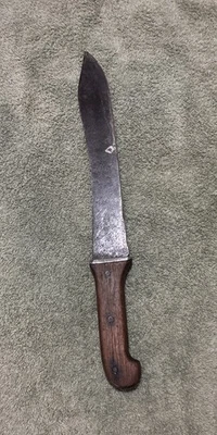 "Cuchillo Bowie vintage hecho a mano de 10"" hoja 15"" de largo" Foto 1 de 4