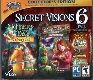 9 PISTAS: SECRET of SERPENT CREEK Objeto Oculto PAQUETE DE 6 CE VIVA MEDIA PC Juego NUEVO - Imagen 1 de 10