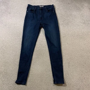 Levi's Mile High Damenjeans (32 Zoll Taille) (32 Zoll Bein) super dünn blau - Bild 1 von 12