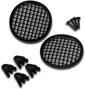 Cubiertas universales para altavoces Pyramid GW5BK 5" protectores universales de altavoces para automóvil/vehículo - Imagen 1 de 5