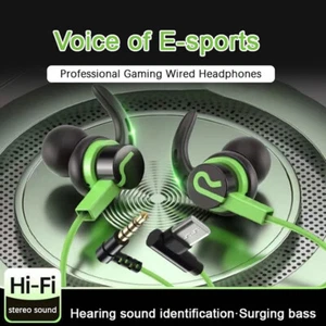 Game E-sports Earphones Type-c/3.5mm Plug Wired Earbuds With Microphone - Zdjęcie 1 z 15