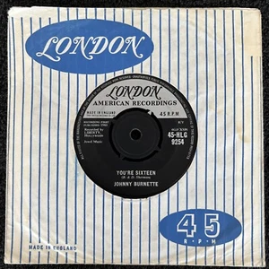 Johnny Burnette – You're Sixteen 7'' Vinyl 1960 CLEANED/TESTED VG+ VIDEO CLIP - Picture 1 of 6