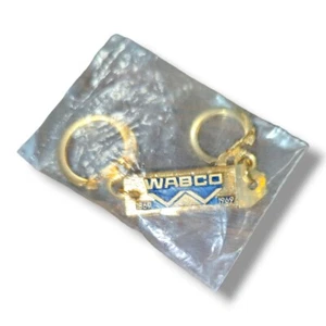 Vintage Wabco Westinghouse Keychain Metal Centennial 1969 New In Packaging - Picture 1 of 7