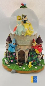 Disney Prinzessinnen Vintage Schneekugel ""Ein Traum ist ein Wunsch, den Ihr Herz macht"" FUNKTIONIERT! - Bild 1 von 5