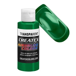 2oz Createx Brite Green Transparent 5109 - 2Z Airbrush Paint Color - Picture 1 of 1