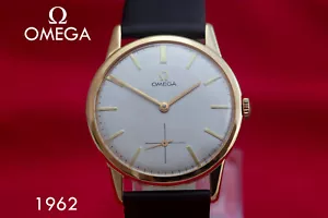 OMEGA GOLDPLATED 1962 WATCH - TO VINTAGE FULY SERVICED SUB-DIAL CAL.269 - Picture 1 of 14
