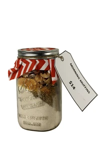Homemade Organic Natural NON-GMO Quick Easy Instant Dried Muffin Mix Glass Jar - Picture 1 of 1