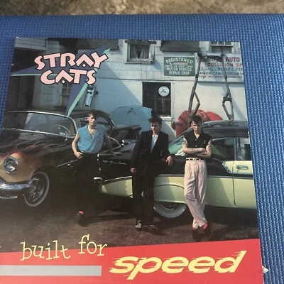 STRAY CATS BUILT FOR SPEED 1982 Vinyl LP VG+/VG+ Ultrasonically Cleaned - Image 1 of 4
