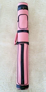 Pink 2x2 McDermott Hard Pool Queuekoffer, oval, Billardkoffer, 75-0913 - Bild 1 von 6