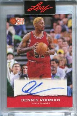 2022 Leaf Pro Set Sports psadr1 Dennis Rodman Auto - Image 1 of 2