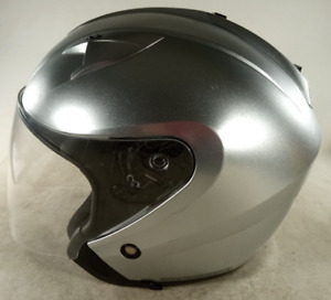 Motorcycle Helmet Open Faced XS  HJC IS-33 Silver 