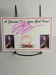 Tna Wwe Gail Kim Autographed Kiss Card