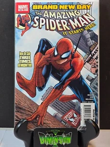Amazing Spider-Man #546 Marvel 2008 casi nuevo - nuevo día 1er Sr negativo y bote - Imagen 1 de 5