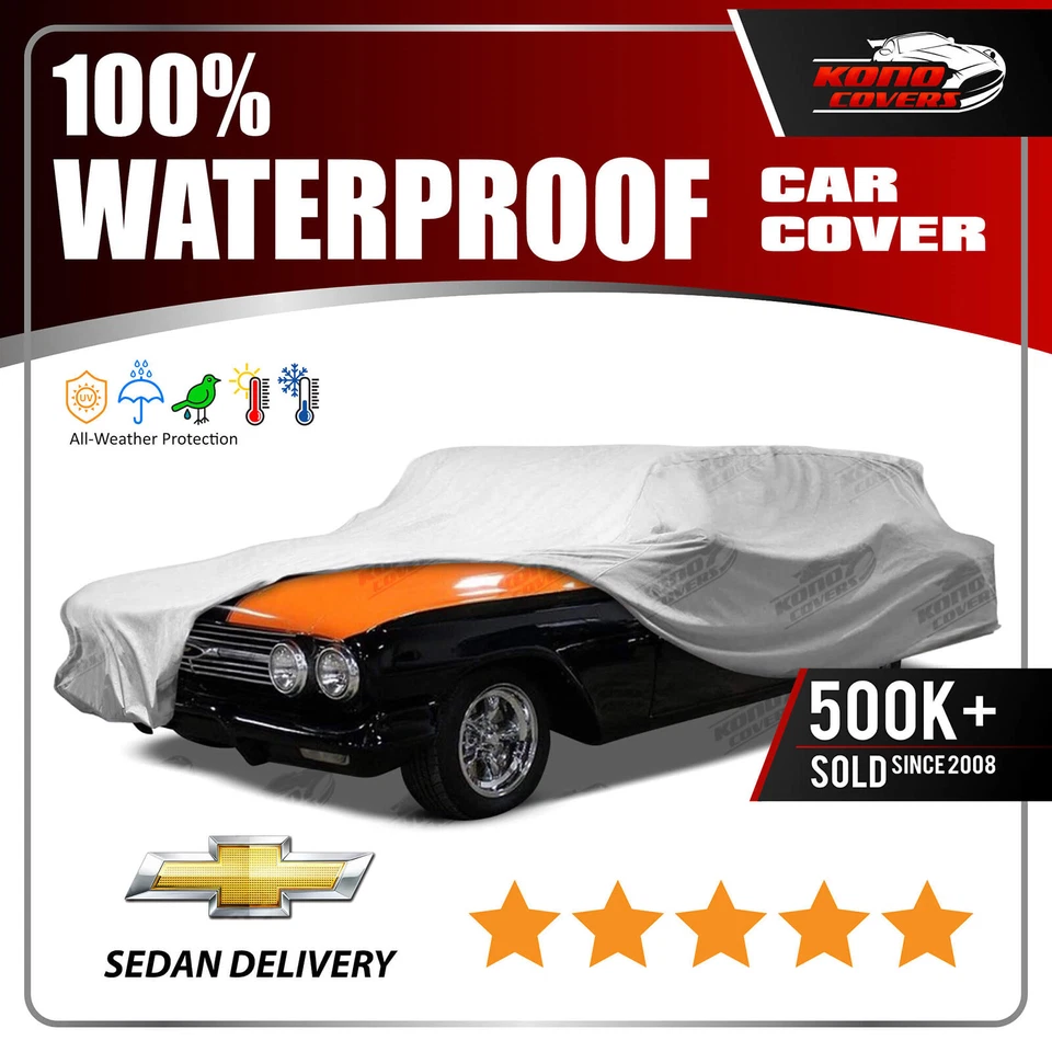 FUNDA COCHE CHEVY SEDÁN ENTREGA 1955-1960 - 100% Impermeable 100% Transpirable Foto 1 de 4