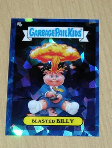 2020 Topps Garbage Pail Kids GPK SAPPHIRE OS1 OS2 base Blasted BILLY 8b - Picture 1 of 2