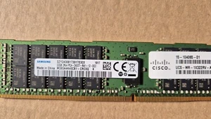Samsung Cisco 32GB DDR4 2400MHZ PC4 19200 PN 15-104065-01 / M393A4K40CB1-CRC ram - Afbeelding 1 van 3