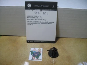 =Dungeons and Dragons D&D GIANTS OF LEGEND Lidda, Aventurero 19/72 con tarjeta = - Imagen 1 de 1