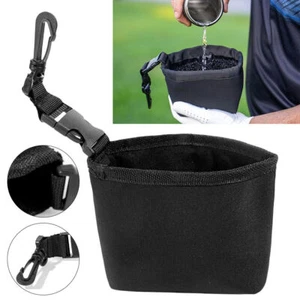 Golf Ball Cleaner Portable Golf Club Wash Bag Golf Club Washer w/Clip - Picture 1 of 24