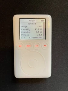 Fully Working Apple iPod classic 3rd generation 15 Gig. VW Promo.1500 songs - Picture 1 of 24