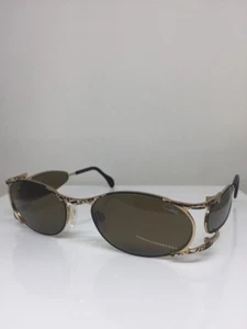 Vintage Cazal 997 Sunglasses Frames - NOS - M. 997 Col. 920 Gold & Black Germany - Picture 1 of 12