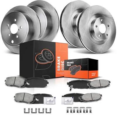 Rotor de freno de disco delantero y trasero y pastillas de freno para Subaru Forester Impreza Outback Foto 1 de 4