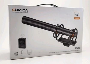 Comica CVM-VM30 2.4G Super Cardioid Condenser Wireless Shotgun Microphone - Picture 1 of 15