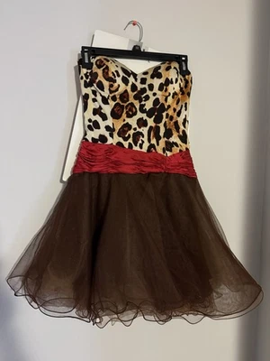 Vestido Disfraz Halloween Gato Leopardo -Orejas-Puños-Gargantilla-Cola-Mujer Talla 2" Foto 1 de 3