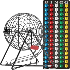 Juego de bingo profesional MR CHIPS 11" (pulgadas) de alto con 3 piezas negro misterioso  - Imagen 1 de 8