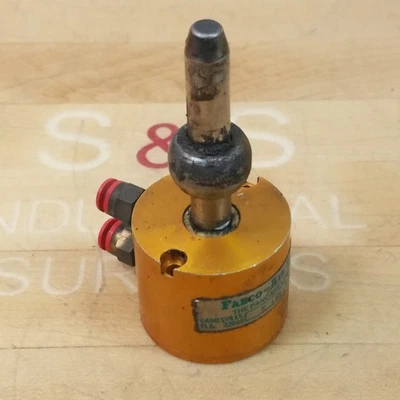 Fabco-Air, Inc. X121X Pancake Pneumatic Cylinder, 1-1/8" Bore 3/4" Stroke - USED - Изображение 1 из 4