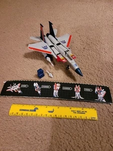 1984 Transformers Starscream Figure & Accessories - a Hasbro Decepticon - Picture 1 of 13