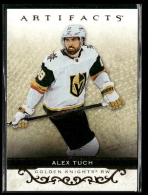2021-22 U D Artifacts #2 Alex Tuch Vegas Golden Knights Rose Gold Hockey Card - Image 1 of 2
