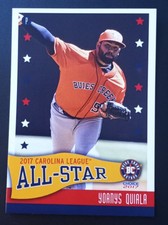 2017 Choice Carolina League All-Stars Yoanys Quiala RD #30 Buies Creek Astros 