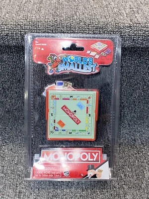 Juego de mesa MONOPOLY más pequeño del mundo juguete casa de muñecas miniatura juego de mesa Hasbro Foto 1 de 3