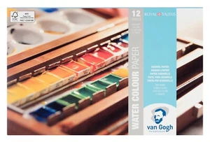 Royal Talens Van Gogh Aquarell Malerei Papier Block 13.5 X 21 CM (12 Blätter) - Bild 1 von 2