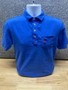 Johnnie-O Mens Small 20th Anniversary Original 4-Button 100% Cotton Polo Blue - Picture 1 of 11