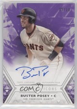 2018 Topps Diamond Icons Auto Purple /10 Buster Posey #AC-BP Auto