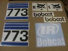 Decal Sticker Graphics Kit for Bobcat 773 Skid Steer - Blue