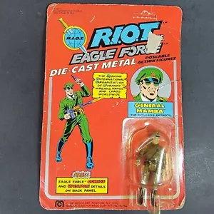 Mego Eagle Force General Mamba Dictator Sin usar, en caja, sin perforar - Imagen 1 de 5