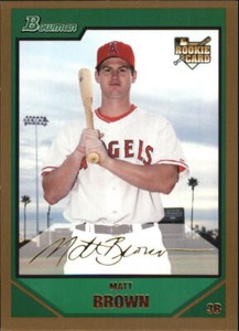 2007 Bowman Draft Gold Baseball Card Pick