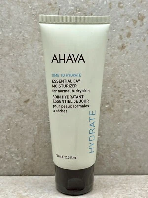 Crema hidratante de día AHAVA Essential Time to Hydrate 2,5 oz piel seca normal sellada Foto 1 de 3